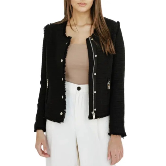one third Jackets & Blazers - One Third Stylish Black Women's Jacket 01, ECU